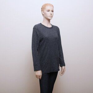 Hollister Crew Neck Long Sleeve Sweater Blue Women Size M